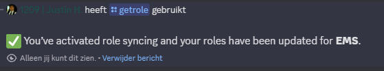 Succesful Command