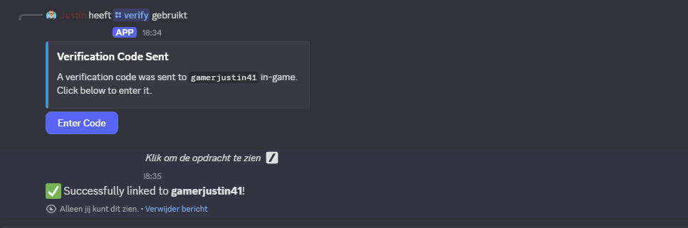 User-Side verification
